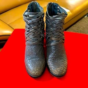 FREE PEOPLE STRAPPY BOOTS